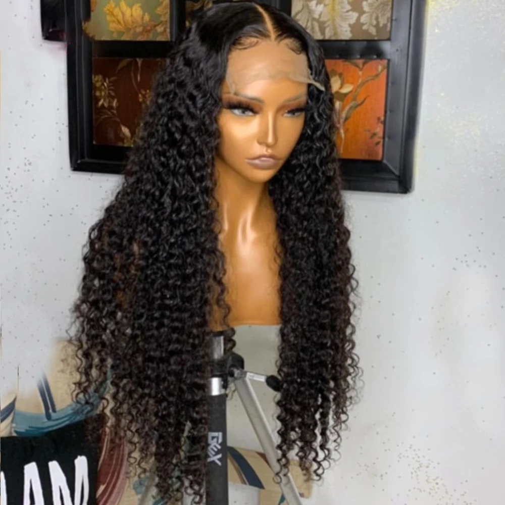 Soft 26inch Long Kinky Curly 180% Density Lace Frontal Wig For Women Babyhair Natural Black Pre Plucked Daily Cosplay Glueless
Soft 26inch Long Kinky Curly 180% Density Lace Frontal Wig For Women Babyhair Natural Black Pre Plucked Daily Cosplay Glueless