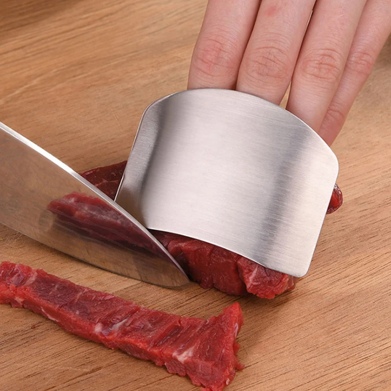 1 Pcs Stainless Steel Vegetable Cutter Finger Guard Kitchen Tools Anti-cut Finger Guard Multi-purpose Two-finger Kitchen Guard
1 Pcs Stainless Steel Vegetable Cutter Finger Guard Kitchen Tools Anti-cut Finger Guard Multi-purpose Two-finger Kitchen Guard