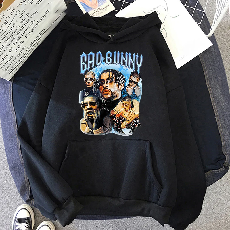 Rapper Bad Bunny Hoodie Men Fashion Anime Hoodie Kids Hip Hop Hoodies Boy Coats Women Sweatshirts Long Sleeve Pullover Tracksuit
Rapper Bad Bunny Hoodie Men Fashion Anime Hoodie Kids Hip Hop Hoodies Boy Coats Women Sweatshirts Long Sleeve Pullover Tracksuit