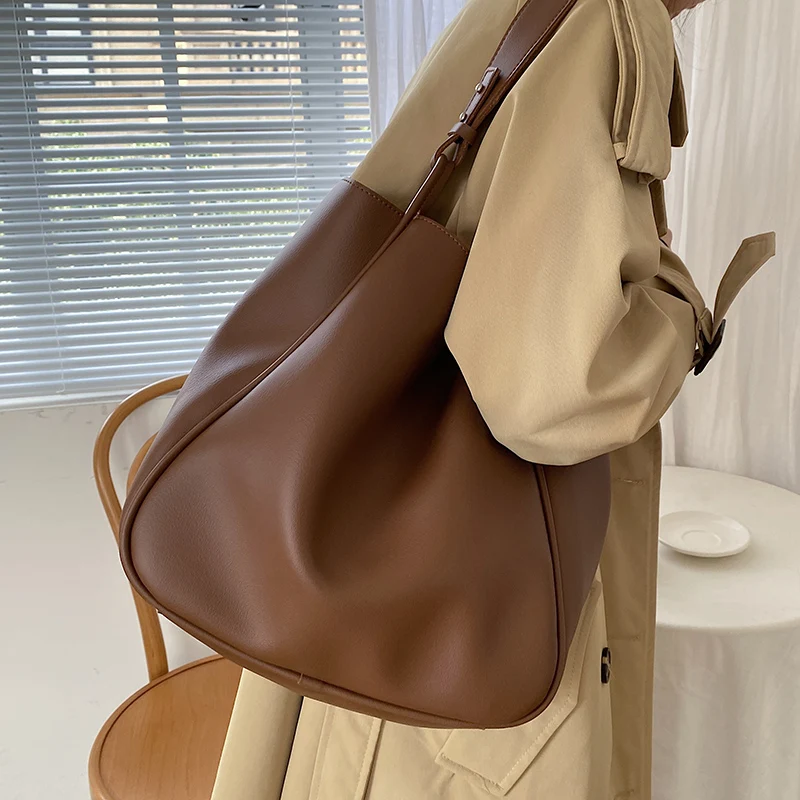 Vintage Big Tote for Women Soft PU Large Handbags Solid Shoulder Bag Commuter Underarm Bag Ladies Fashion Top-Handle Bags Purses
Vintage Big Tote for Women Soft PU Large Handbags Solid Shoulder Bag Commuter Underarm Bag Ladies Fashion Top-Handle Bags Purses