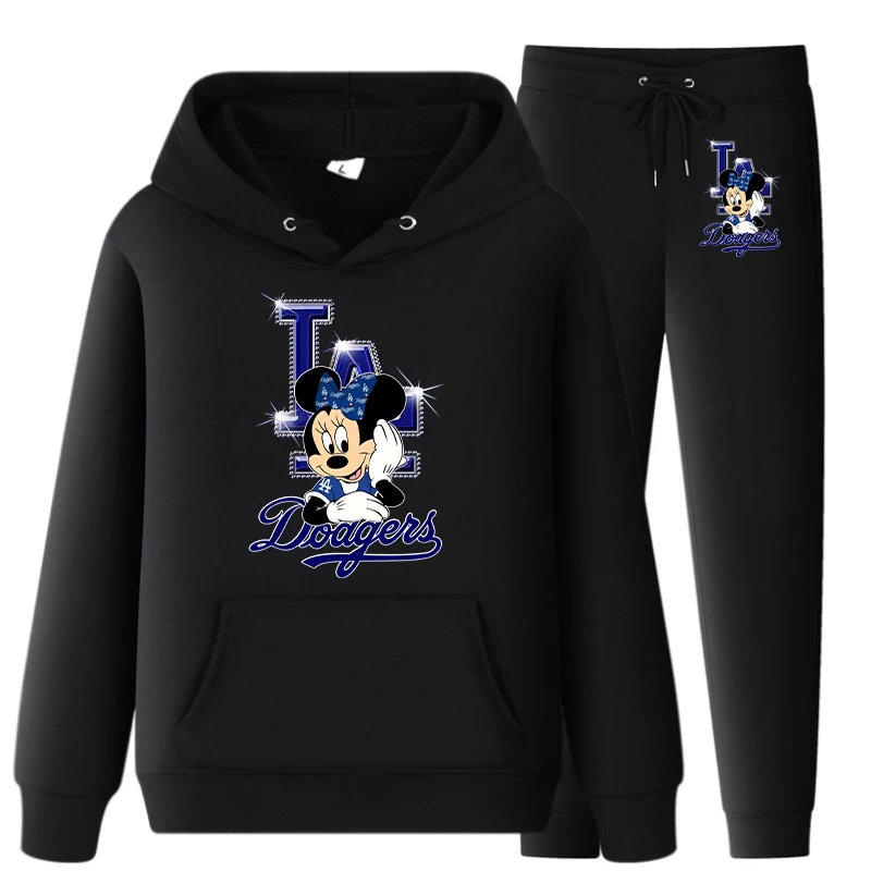 2022 New Autumn and Winter Men's and Women's Fashion Disney Mickey Sportswear New Hooded Sweater + Sweater Two-piece Hooded Suit 
2022 New Autumn and Winter Men's and Women's Fashion Disney Mickey Sportswear New Hooded Sweater + Sweater Two-piece Hooded Suit