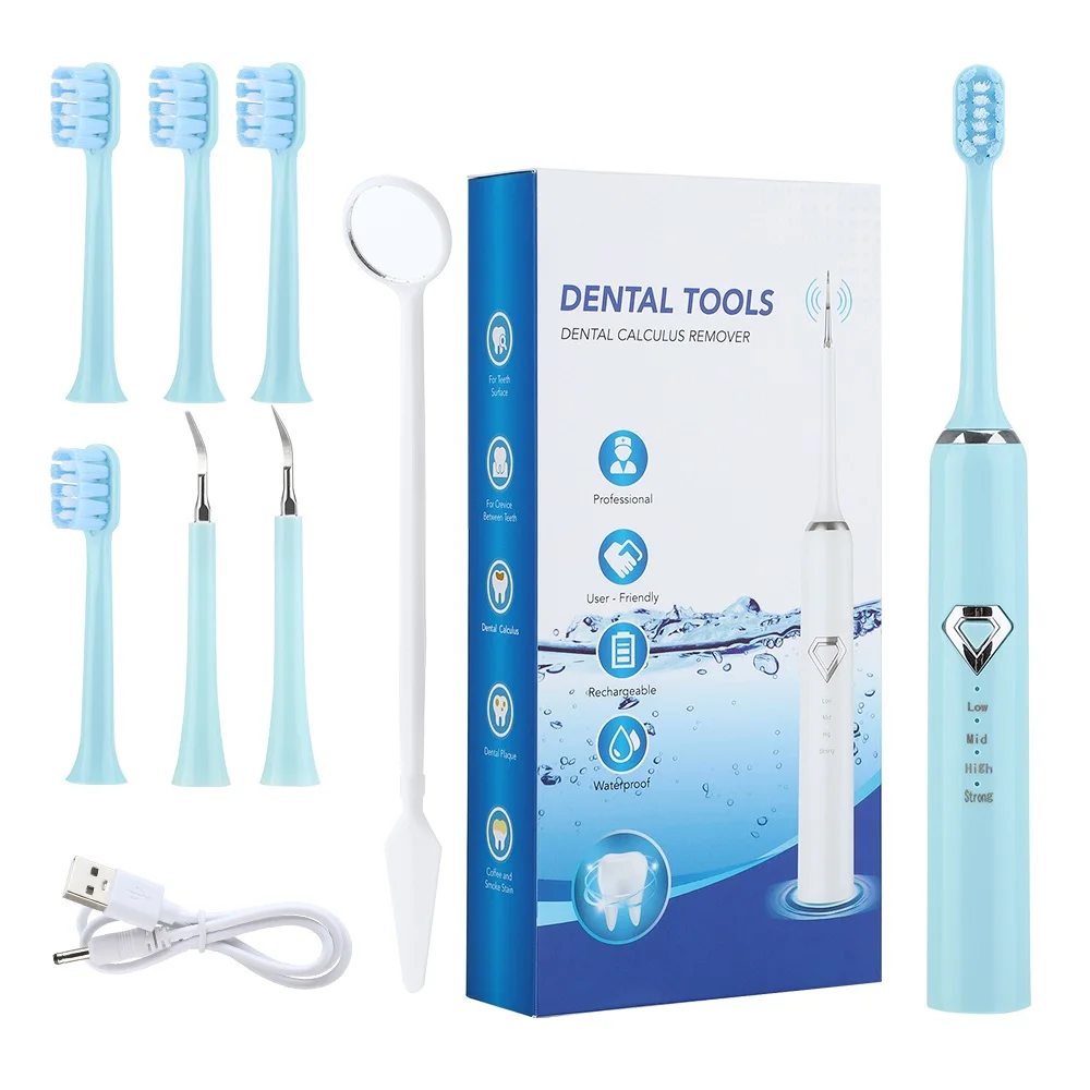 8 in 1 Electric Tooth Scaler Set Teeth Tartar Stain Tooth Calculus Remover Ultrasonic Teeth Plaque Cleaner Teeth Whitening Tool
8 in 1 Electric Tooth Scaler Set Teeth Tartar Stain Tooth Calculus Remover Ultrasonic Teeth Plaque Cleaner Teeth Whitening Tool