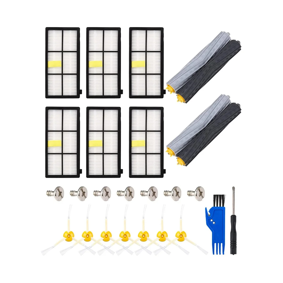 Replacement Parts for IRobot Roomba 800 900 Series, Replacement Brushes Vacuum Cleaner Accessories
Replacement Parts for IRobot Roomba 800 900 Series, Replacement Brushes Vacuum Cleaner Accessories