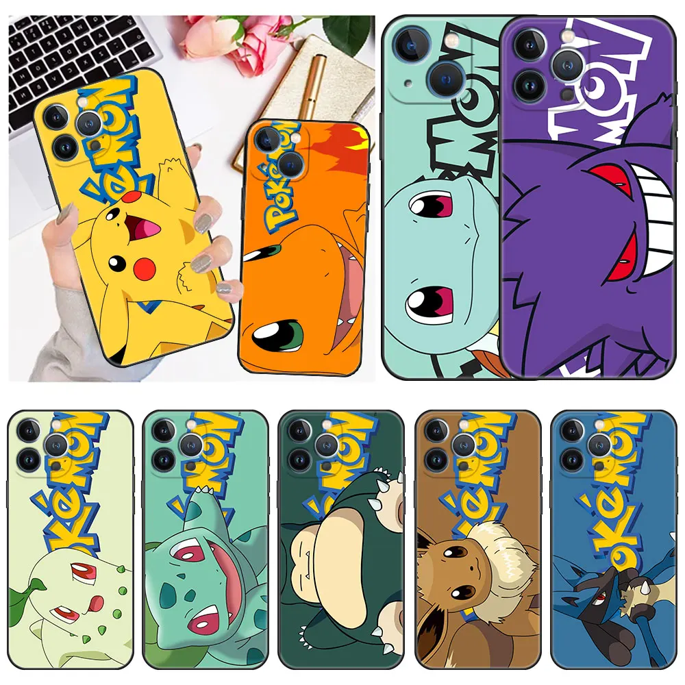 Pika Pokemoon Cute Funda Case For Apple iPhone 14 11 13 7 12 Pro 7 XR XS Max 8 Plus 6 14Pro 13Mini Black Soft Phone Coque
Pika Pokemoon Cute Funda Case For Apple iPhone 14 11 13 7 12 Pro 7 XR XS Max 8 Plus 6 14Pro 13Mini Black Soft Phone Coque