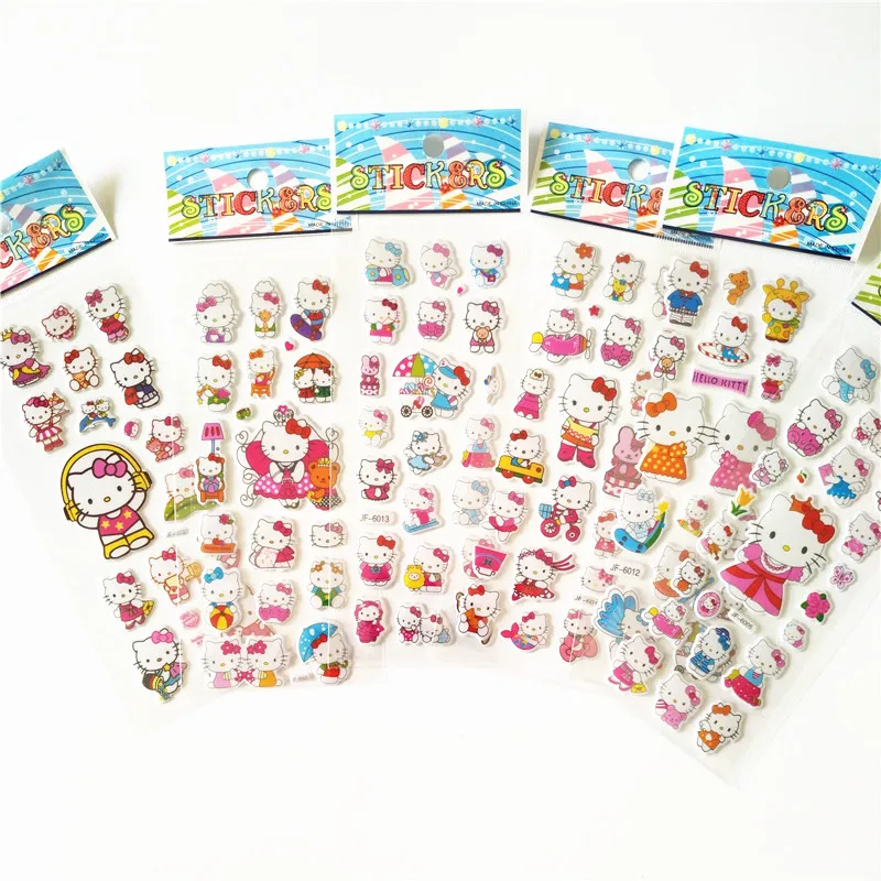6pcs Cute Anime Cat KT Stickers for Decal Phone Motorcycle Notebook Classic Kids Toys Cartoon Hallo Kitty Sticker Pack
6pcs Cute Anime Cat KT Stickers for Decal Phone Motorcycle Notebook Classic Kids Toys Cartoon Hallo Kitty Sticker Pack