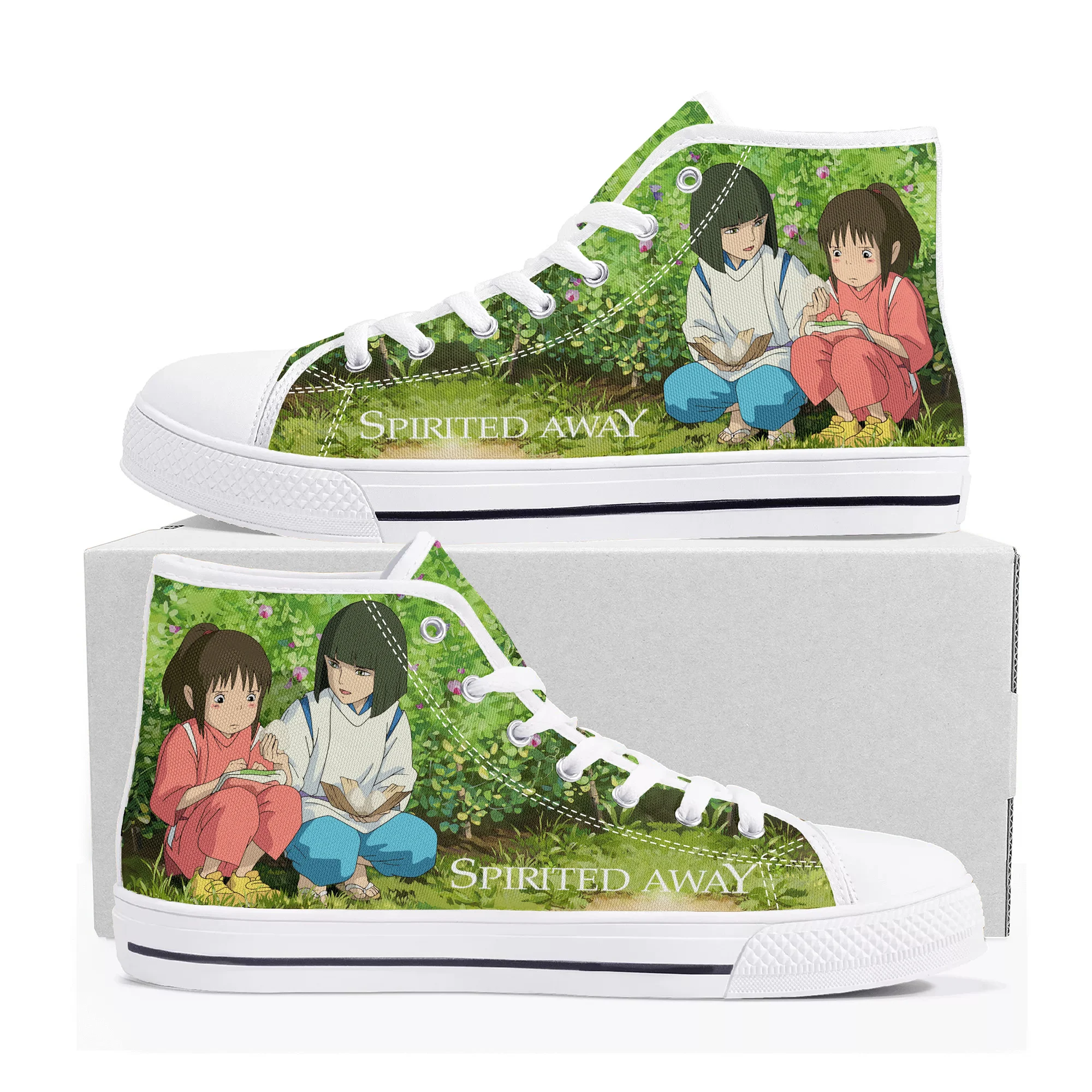 Spirited Away Miyazaki High Top Sneakers Mens Womens Teenager High Quality Canvas Sneaker Comics Manga Couple Customized Shoes
Spirited Away Miyazaki High Top Sneakers Mens Womens Teenager High Quality Canvas Sneaker Comics Manga Couple Customized Shoes