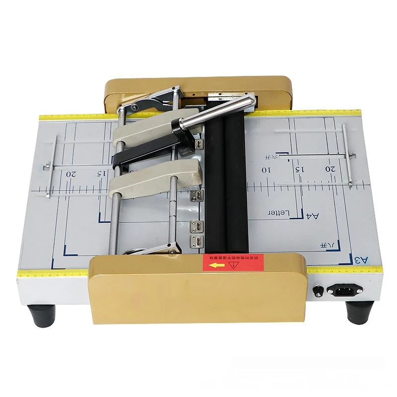 220V/110v Electric Stapler Folding Machine A3 SIZE Electric Creasing Machine Card Folding Machines Color Pages Dashed Machine
220V/110v Electric Stapler Folding Machine A3 SIZE Electric Creasing Machine Card Folding Machines Color Pages Dashed Machine