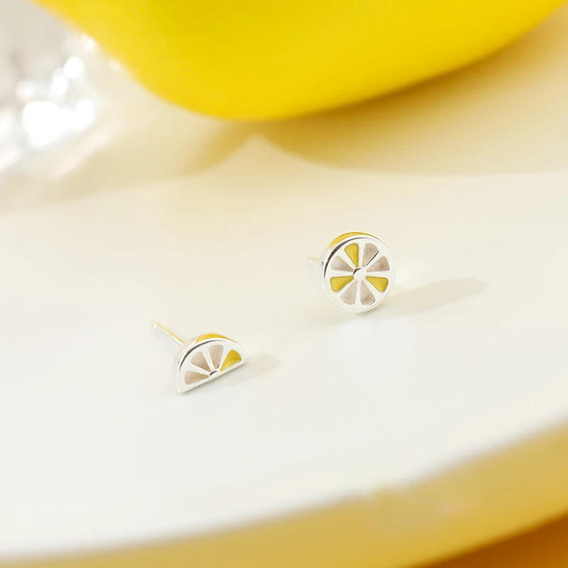 Silver Color Lemon Stud Earrings for Fashion Women Party Cute Fine Jewelry Minimalist Asymmetry Piercing Pendientes Accessories
Silver Color Lemon Stud Earrings for Fashion Women Party Cute Fine Jewelry Minimalist Asymmetry Piercing Pendientes Accessories