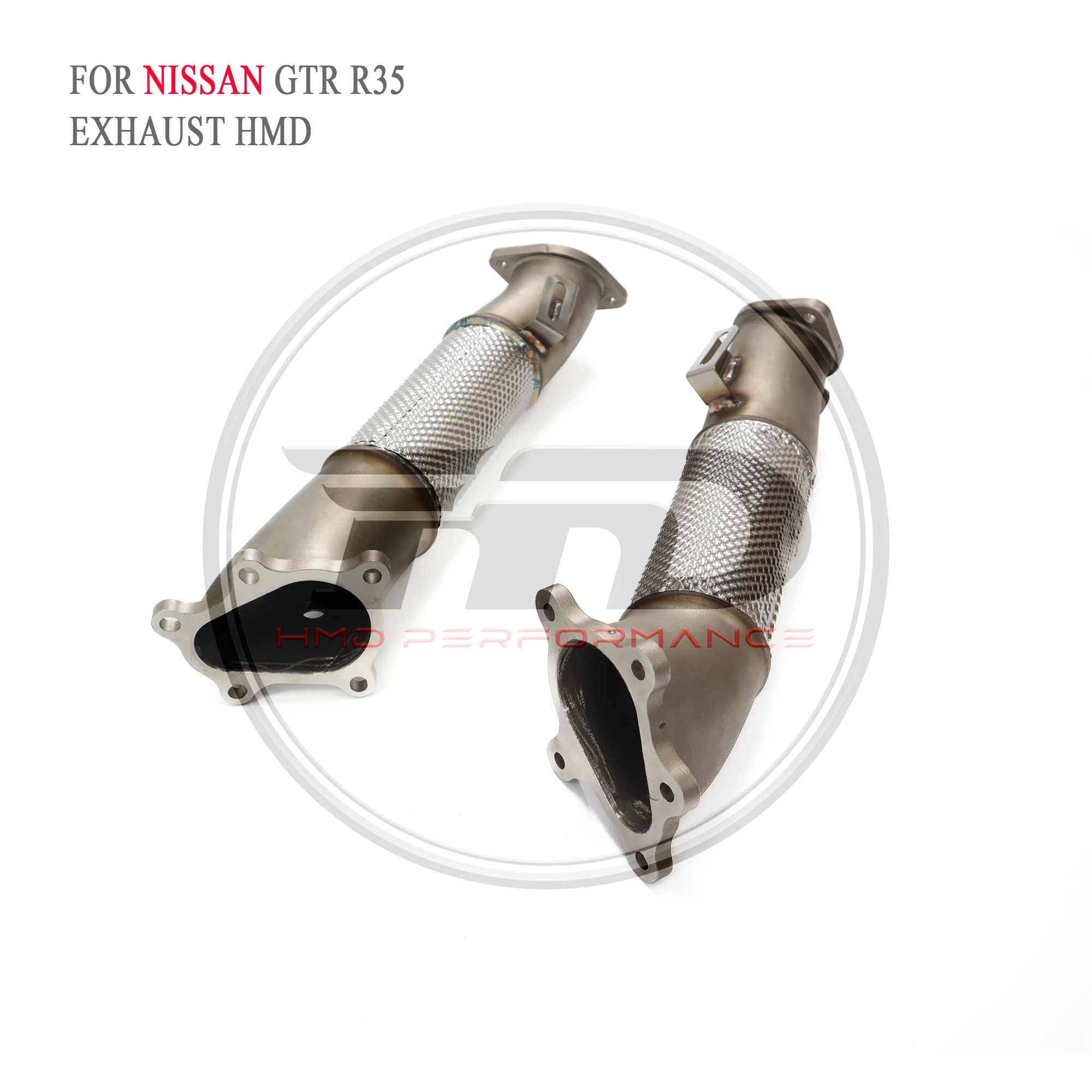 

HMD Performance Exhaust para Nissan GTR R35, Downpipe sem catalisador com catalisador, Ampliando o diâmetro do tubo, 89mm