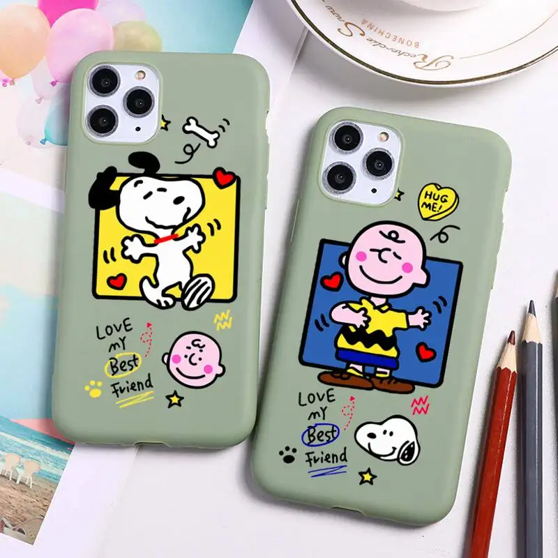 Cartoon dog Snoopy Phone Case For iphone 13 12 11 Pro Max Mini XS 8 7 6 6S Plus X SE 2020 XR Candy green Silicone cover
Cartoon dog Snoopy Phone Case For iphone 13 12 11 Pro Max Mini XS 8 7 6 6S Plus X SE 2020 XR Candy green Silicone cover