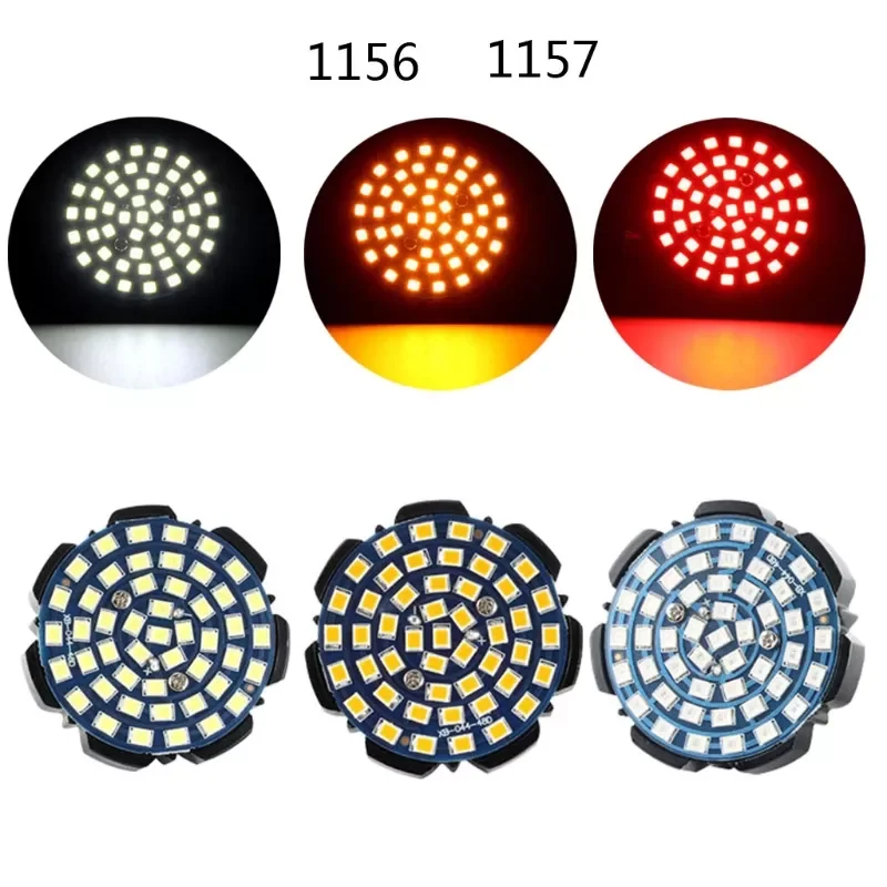 Motorcycle Turn Signal Indicator Light Lamp /Driving Light LED Inserts Light Tail Light Kit with 1156 1157 Base M68B
Motorcycle Turn Signal Indicator Light Lamp /Driving Light LED Inserts Light Tail Light Kit with 1156 1157 Base M68B