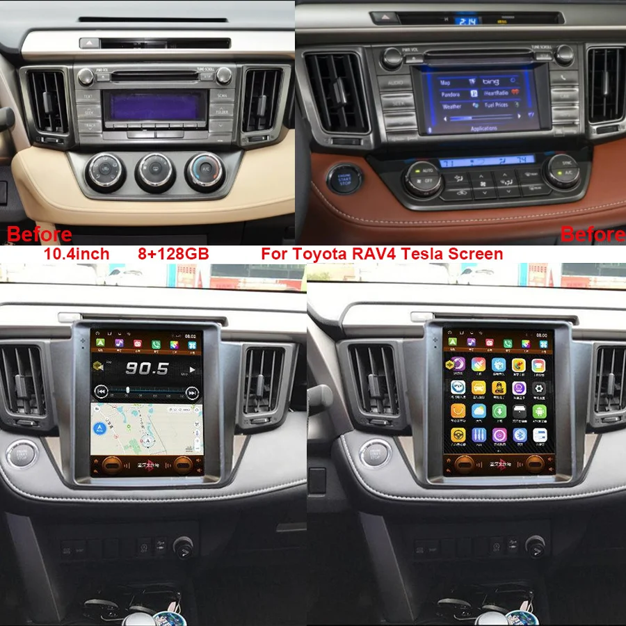Автомагнитола с Gps-навигацией для Toyota RAV4 2013-2018, Автомобильный мультимедийный проигрыватель с экраном Tesla и Android, Carplay, Wi-Fi, 4G
Автомагнитола с Gps-навигацией для Toyota RAV4 2013-2018, Автомобильный мультимедийный проигрыватель с экраном Tesla и Android, Carplay, Wi-Fi, 4G