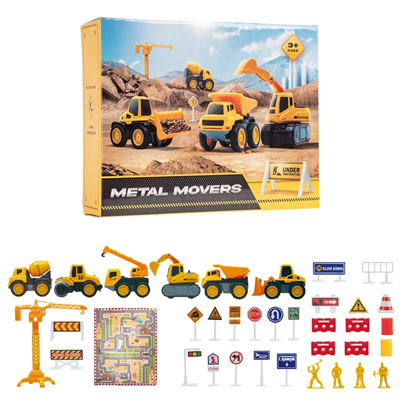 FBIL-Construction Vehicle Set Ccene Parking Lot Excavator Mixer Truck Tank Truck Model Boy Car Toy Construction Site Oy Set
FBIL-Construction Vehicle Set Ccene Parking Lot Excavator Mixer Truck Tank Truck Model Boy Car Toy Construction Site Oy Set