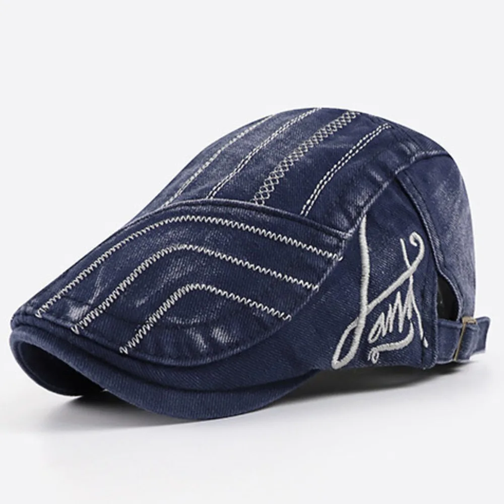 Washed Jean Beret Hat Embroidered Ivy Newsboy Hat Gatsby Cabbie Cap Flat Cap Driving Berets Cap Hunting Cap
Washed Jean Beret Hat Embroidered Ivy Newsboy Hat Gatsby Cabbie Cap Flat Cap Driving Berets Cap Hunting Cap