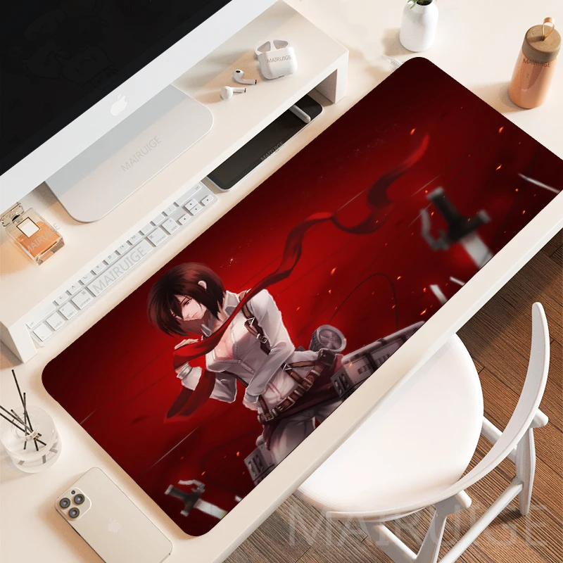 Hot Sale 40*80cm Mikasa Mousepads Gamer Large Gaming Accessories MousePad Anime Attack on Titan XXL DeskMat Keyboard Mouse Pad
Hot Sale 40*80cm Mikasa Mousepads Gamer Large Gaming Accessories MousePad Anime Attack on Titan XXL DeskMat Keyboard Mouse Pad
