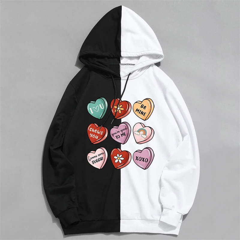 Women Hoodie Love Heart Printed Hooded Hoodies Clothes Women Fleece Long Sleeve O Neck Loose Sweatshirt Girls Pullovers Winter
Women Hoodie Love Heart Printed Hooded Hoodies Clothes Women Fleece Long Sleeve O Neck Loose Sweatshirt Girls Pullovers Winter