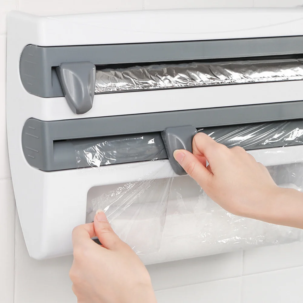 4-in-1 fresh-keeping film cutting rack kitchen accessories paper towel rack sauce bottle rack kitchen manager
4-in-1 fresh-keeping film cutting rack kitchen accessories paper towel rack sauce bottle rack kitchen manager