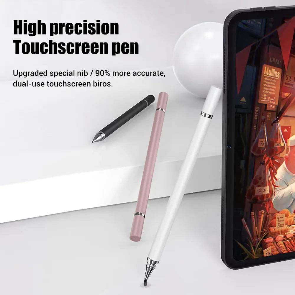 Universal 2 in 1 Stylus Pen Drawing Tablet Capacitive Screen Caneta Touch Pen for iOS iPad Smart Pencil Accessories
Universal 2 in 1 Stylus Pen Drawing Tablet Capacitive Screen Caneta Touch Pen for iOS iPad Smart Pencil Accessories