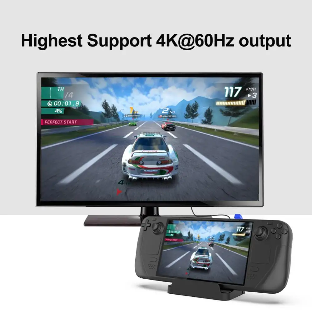 For Steam Deck Console Dock Usb-c Rj45 Ethernet Stand Steam Deck Docking Docking Station Support Data Transmission 5 In 1 New
For Steam Deck Console Dock Usb-c Rj45 Ethernet Stand Steam Deck Docking Docking Station Support Data Transmission 5 In 1 New