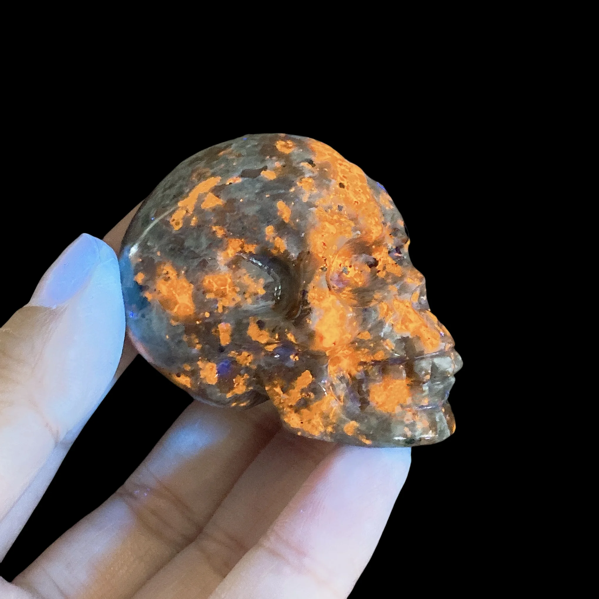 Кристалл черепа из Йooperlite 53 мм
Кристалл черепа из Йooperlite 53 мм