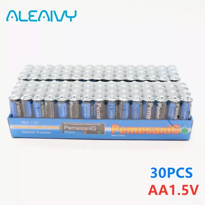 NEW 30PCS Disposable alkaline dry battery AA 1.5V Battery, Suitable For Camera, Calculator, Alarm Clock, Mouse, Remote Control
NEW 30PCS Disposable alkaline dry battery AA 1.5V Battery, Suitable For Camera, Calculator, Alarm Clock, Mouse, Remote Control
