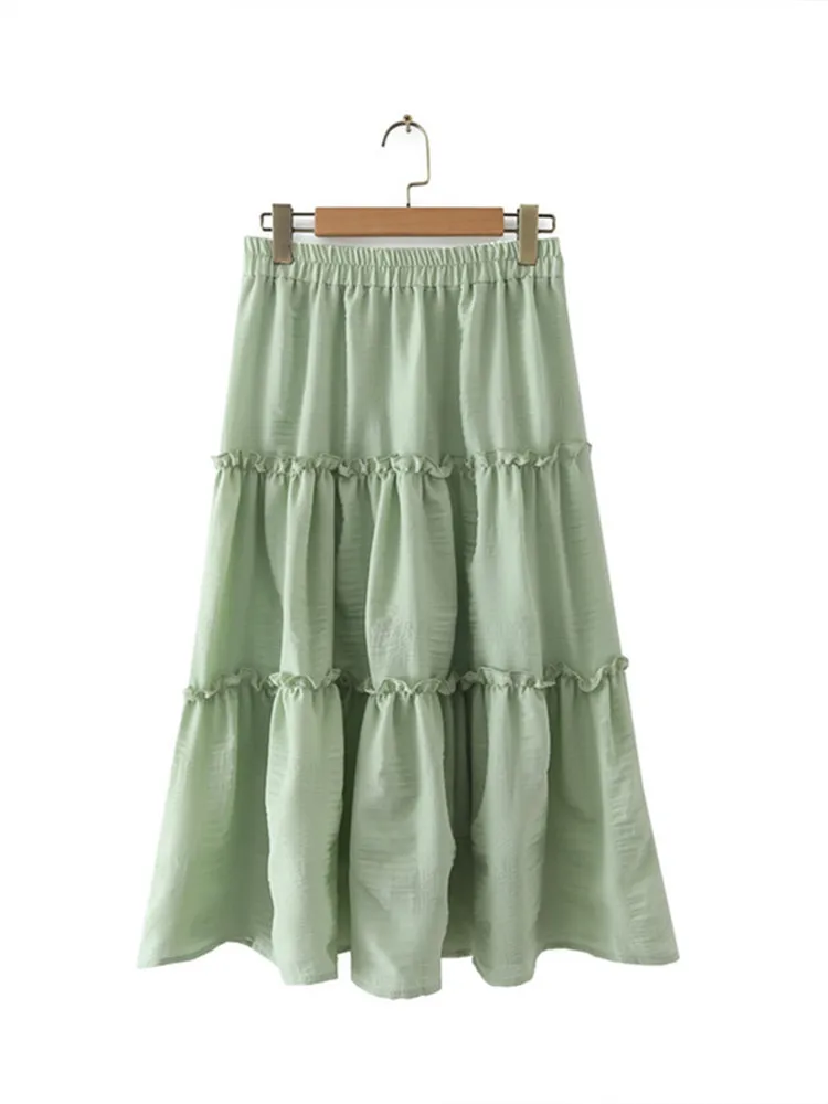 Plus Size Clothing For Summer Skirt Elastic Waist And Stitching Solid Color Skirt Large Size Double Layer Fabric Bottoming Skirt
Plus Size Clothing For Summer Skirt Elastic Waist And Stitching Solid Color Skirt Large Size Double Layer Fabric Bottoming Skirt