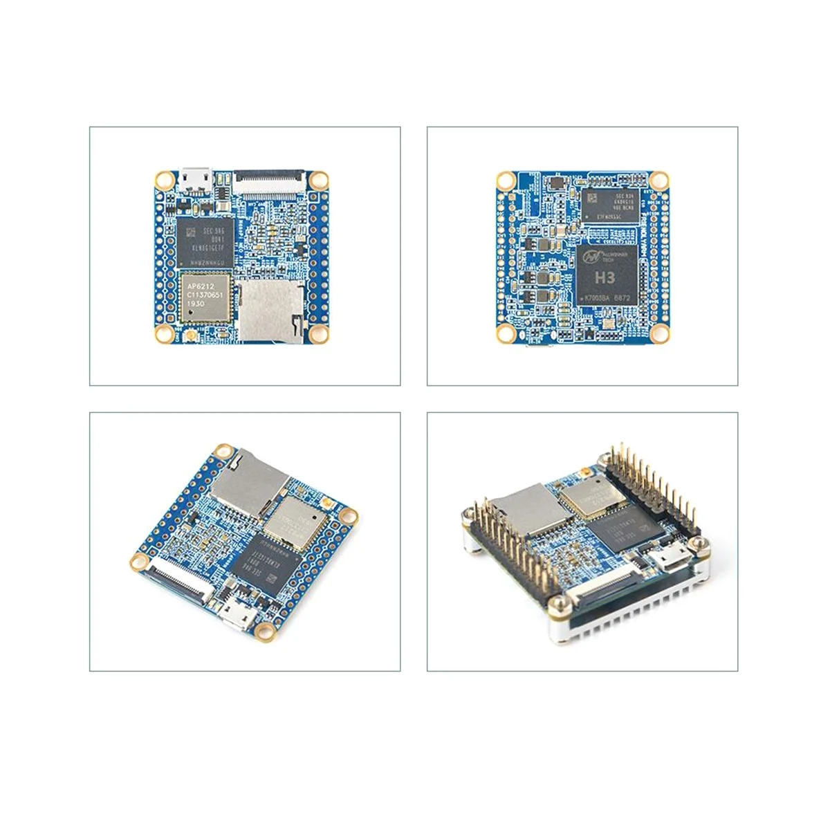 

For Nanopi NEO Air Development Board 512MB DDR3 RAM 8GB EMMC Allwinner H3 IoTA7 Bluetooth WIFI IoT Module with Heat