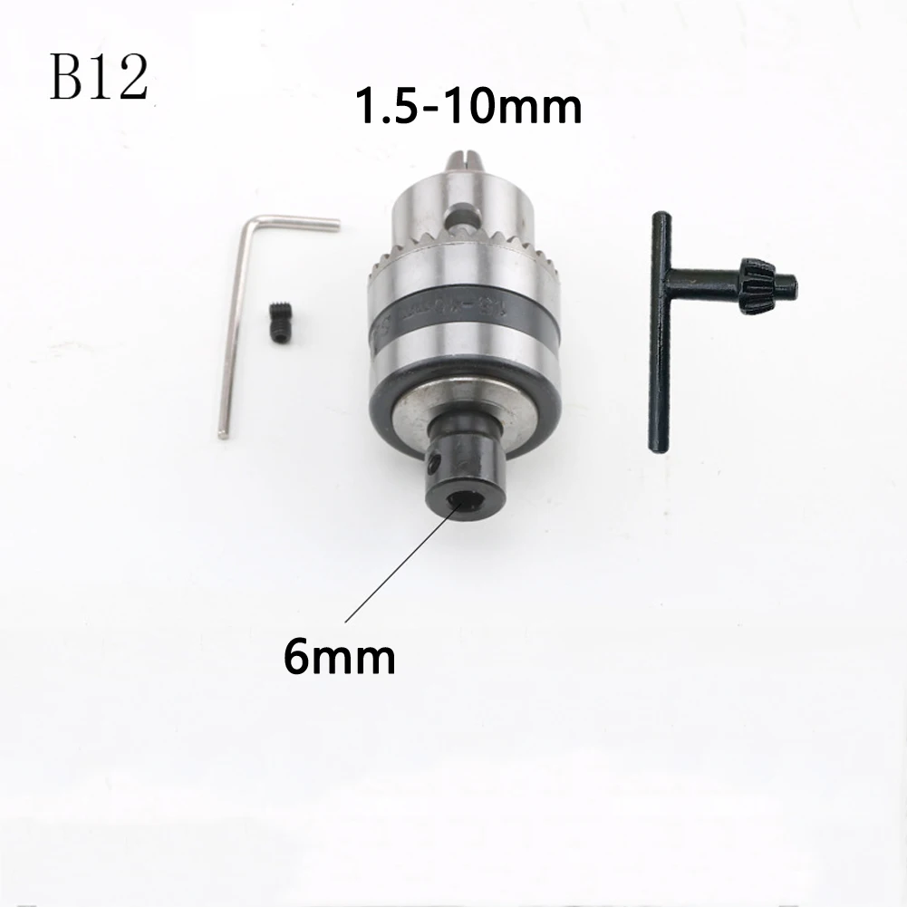 B12 Drill Chuck With Wrench Clamping Range 1.5-10mm CNC Machine Convert Adapter Taper Electric Drill Chuck With Connecting Rod
B12 Drill Chuck With Wrench Clamping Range 1.5-10mm CNC Machine Convert Adapter Taper Electric Drill Chuck With Connecting Rod