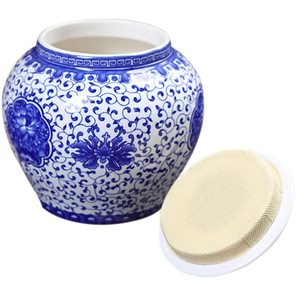 Tea Canister Storage Jar Ceramic Jars Sugar Porcelain Kitchen Canisters Loose Coffee Salt Delicate Containercellar Dispenser
Tea Canister Storage Jar Ceramic Jars Sugar Porcelain Kitchen Canisters Loose Coffee Salt Delicate Containercellar Dispenser