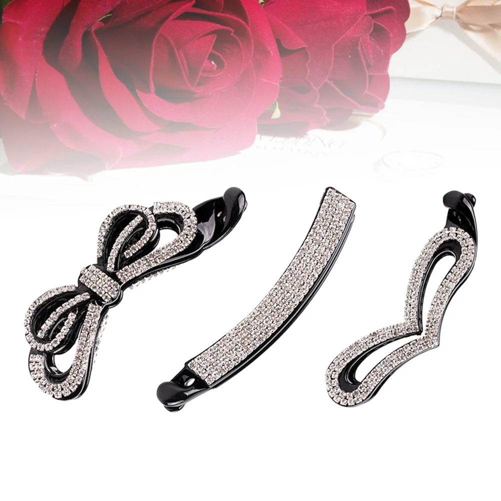 3pcs French Banana Hair Clips for Thick Hair Updo Ponytail Clips Rhinestones Banana Hair Claw Clip for Girls
3pcs French Banana Hair Clips for Thick Hair Updo Ponytail Clips Rhinestones Banana Hair Claw Clip for Girls