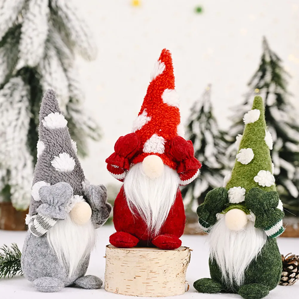 3pcs/set Christmas Tree Decorations Santa Claus Figures Plush Doll Xma s Gnome Ornaments Indoor Handmade Christmas
3pcs/set Christmas Tree Decorations Santa Claus Figures Plush Doll Xma s Gnome Ornaments Indoor Handmade Christmas