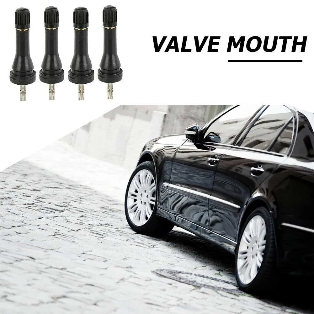 Sensor Valve Stem Black M8x0.8 Parts Replacements Rubber Silver Tone Stainless Steel Tire Pressure 4 Pcs Office
Sensor Valve Stem Black M8x0.8 Parts Replacements Rubber Silver Tone Stainless Steel Tire Pressure 4 Pcs Office