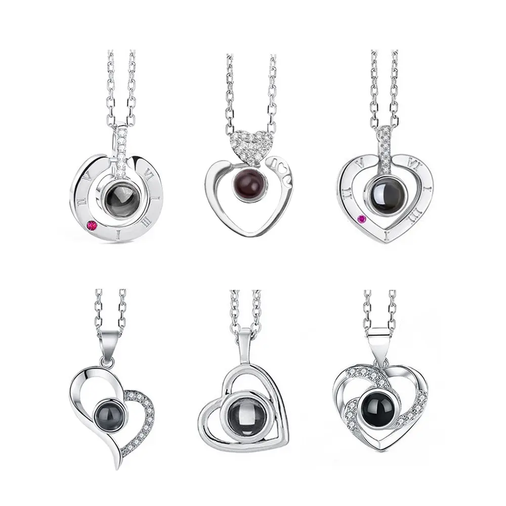100 Languages I Love You Necklace Round Heart Pendant Necklaces For Women 2023 New In Hot Sale Wedding Romantic Jewelry As Gifts
100 Languages I Love You Necklace Round Heart Pendant Necklaces For Women 2023 New In Hot Sale Wedding Romantic Jewelry As Gifts