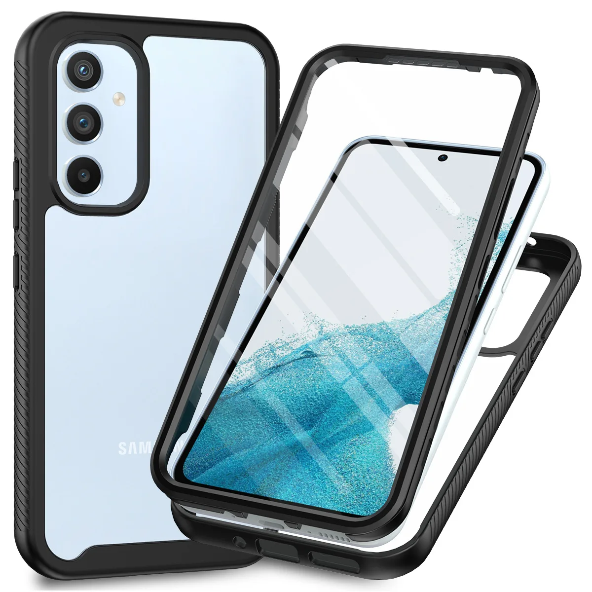 Hybrid TPU/PC Case for Samsung Galaxy A13 A23 A33 A53 A73 5G with Built-in PET Screen Protector Shockproof Crystal Clear Cover
Hybrid TPU/PC Case for Samsung Galaxy A13 A23 A33 A53 A73 5G with Built-in PET Screen Protector Shockproof Crystal Clear Cover