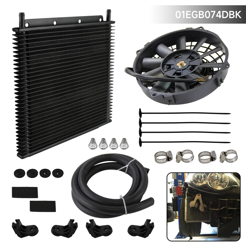 Universal 32 Row Transmission Oil Cooler Clamps+7'' Electric Fan For Ford Falcon ;Chevy Holden;Mazda BT-50 +Fittings 3/8'' Barb
Universal 32 Row Transmission Oil Cooler Clamps+7'' Electric Fan For Ford Falcon ;Chevy Holden;Mazda BT-50 +Fittings 3/8'' Barb