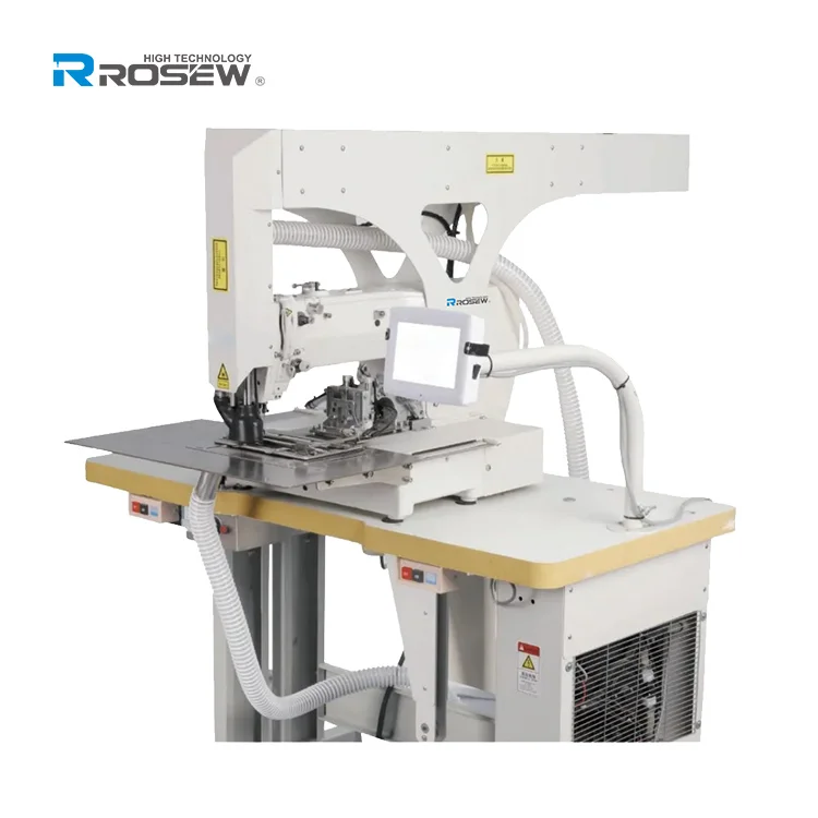 Rosew GC2210G-SJ-AT Automatische Pocket Welt & Placket Naaimachine Industriële Naaimachine
Rosew GC2210G-SJ-AT Automatische Pocket Welt & Placket Naaimachine Industriële Naaimachine