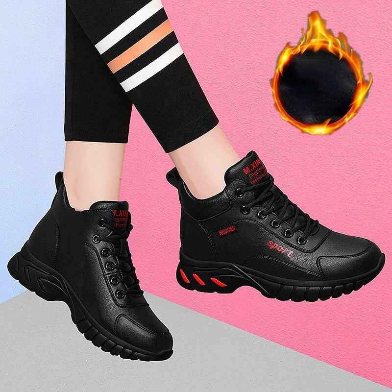 Maogu Women Fashion High Quality Leather Athletics Running Shoes 2023 Female Casual High Top Sneakers Ladies Sport Jogging Shoe
Maogu Women Fashion High Quality Leather Athletics Running Shoes 2023 Female Casual High Top Sneakers Ladies Sport Jogging Shoe