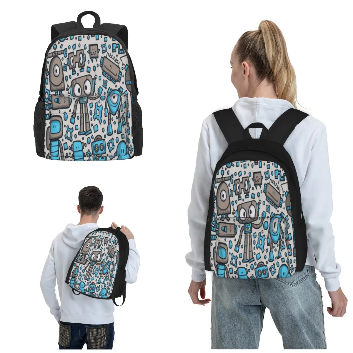 Cartoon Robots Our Backpacks Combine Form And Function For Your Daily Needs Travel Sport Outdoor Storage Bag
Cartoon Robots Our Backpacks Combine Form And Function For Your Daily Needs Travel Sport Outdoor Storage Bag
