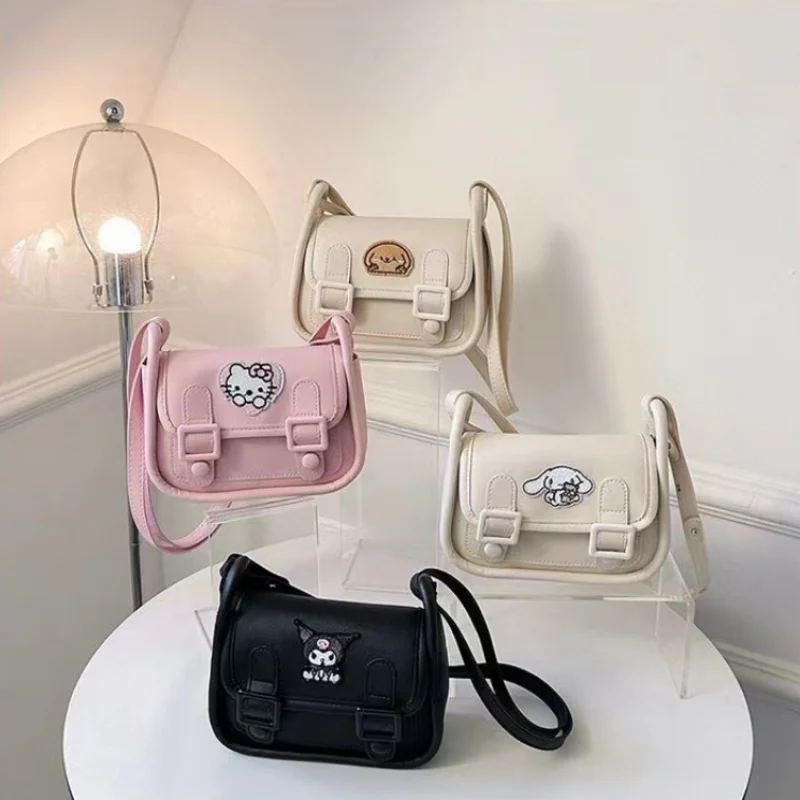Kawaii New Sanrio Hello Kitty Cinnamoroll Kuromi Messenger Bag Shoulder Bag Portable High Capacity Girl Heart Student Small Bag
Kawaii New Sanrio Hello Kitty Cinnamoroll Kuromi Messenger Bag Shoulder Bag Portable High Capacity Girl Heart Student Small Bag