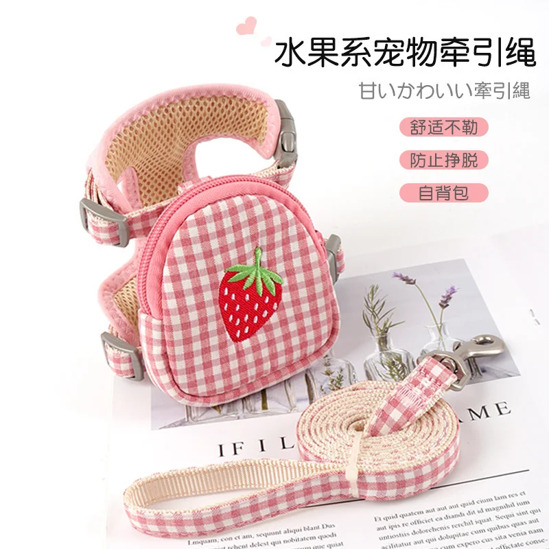 Schnauzer Vest Type Dog Walking Collar Led Traction Rope Backpack Teddy Bichon Pomeranian Small Puppy Clothes Breast Strap Chain
Schnauzer Vest Type Dog Walking Collar Led Traction Rope Backpack Teddy Bichon Pomeranian Small Puppy Clothes Breast Strap Chain