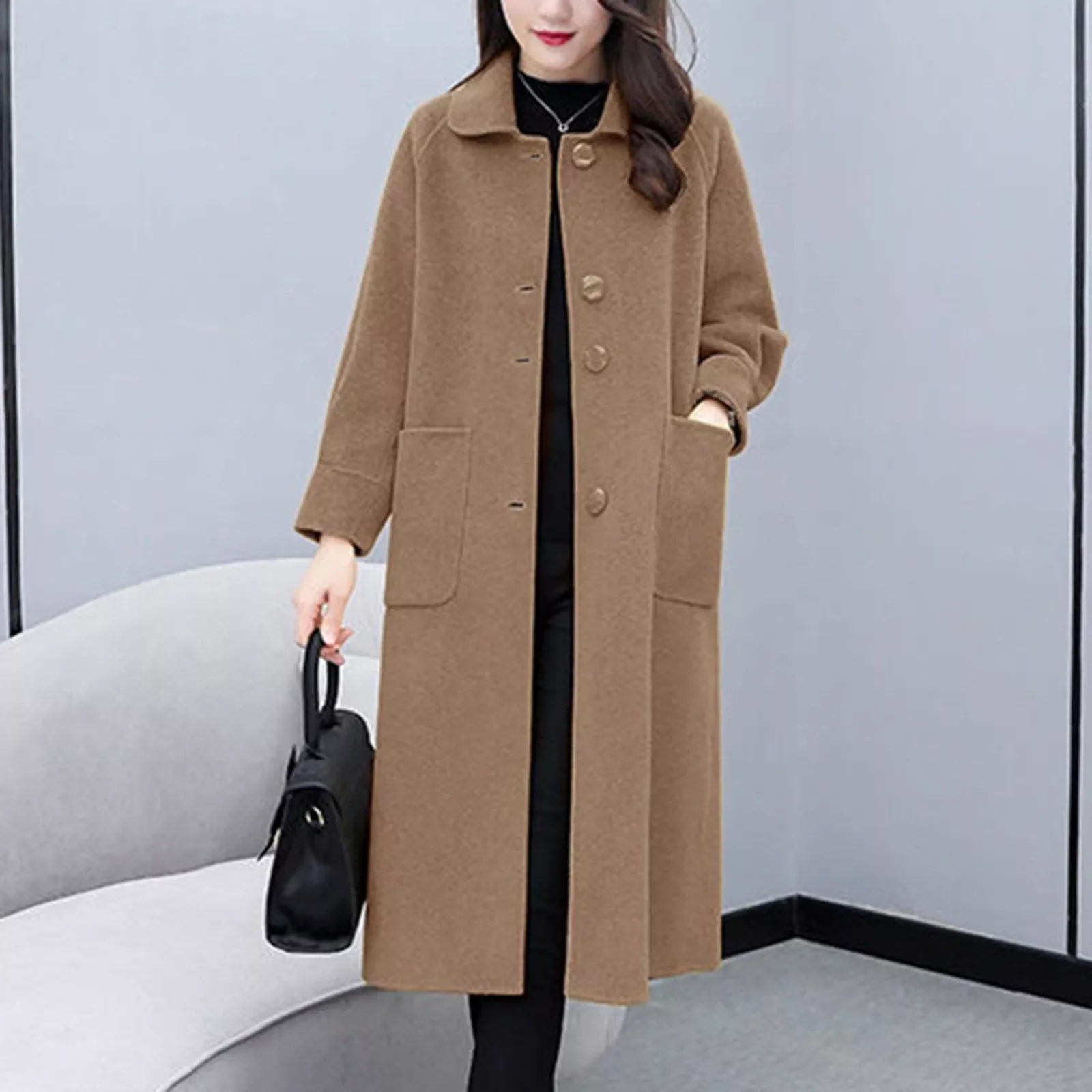 NEW IN down Jacket Junior Women Womens Winter Coat Long Sleeve Solid Coat Outwear Lapel Wool Coat Trench Jacket Long Ladies Flee
NEW IN down Jacket Junior Women Womens Winter Coat Long Sleeve Solid Coat Outwear Lapel Wool Coat Trench Jacket Long Ladies Flee