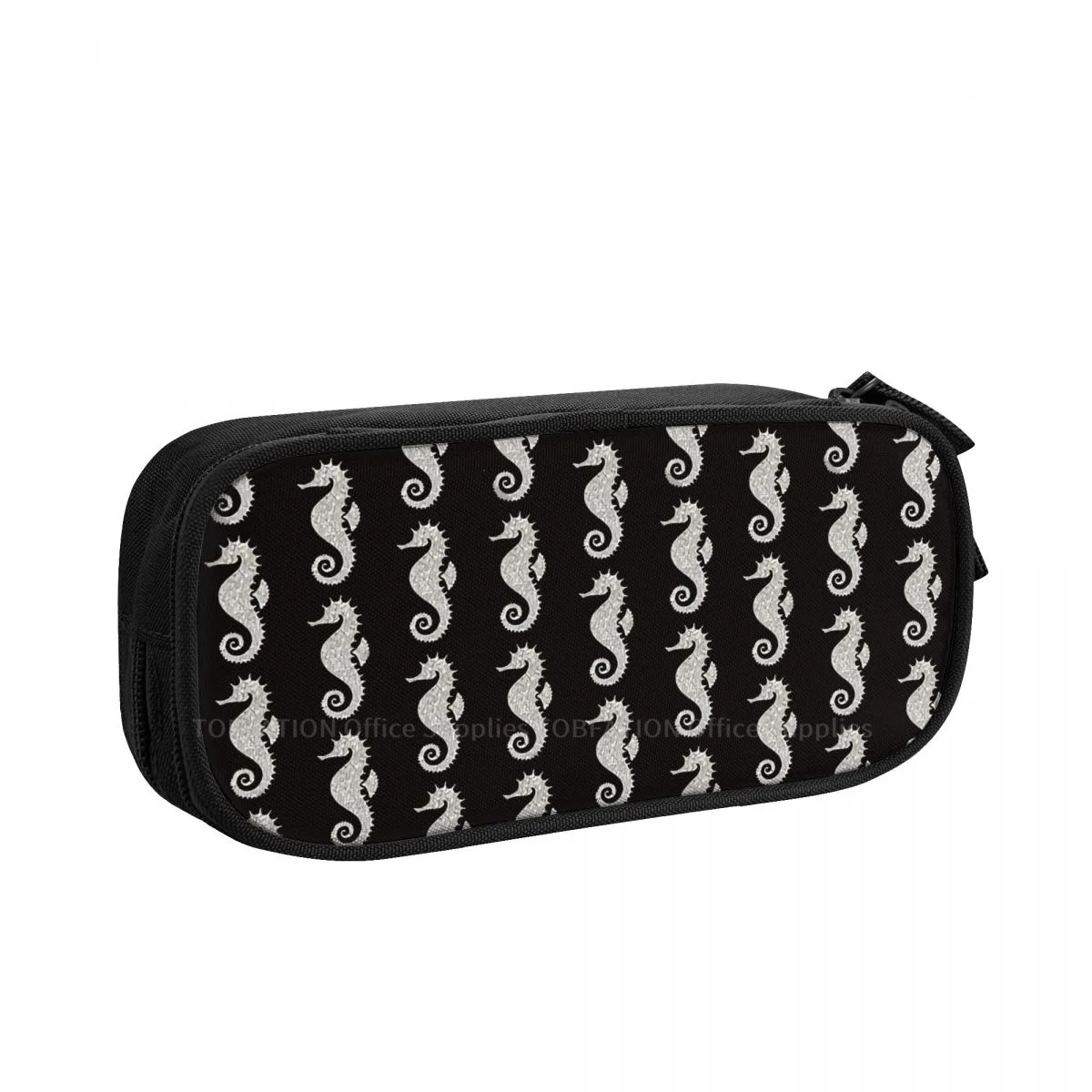 Silver Glitter Seahorse Pencase Metallic Ocean Pencil Bag Girls Boys School Storage Supplies Large Capacity Double Zipper
Silver Glitter Seahorse Pencase Metallic Ocean Pencil Bag Girls Boys School Storage Supplies Large Capacity Double Zipper