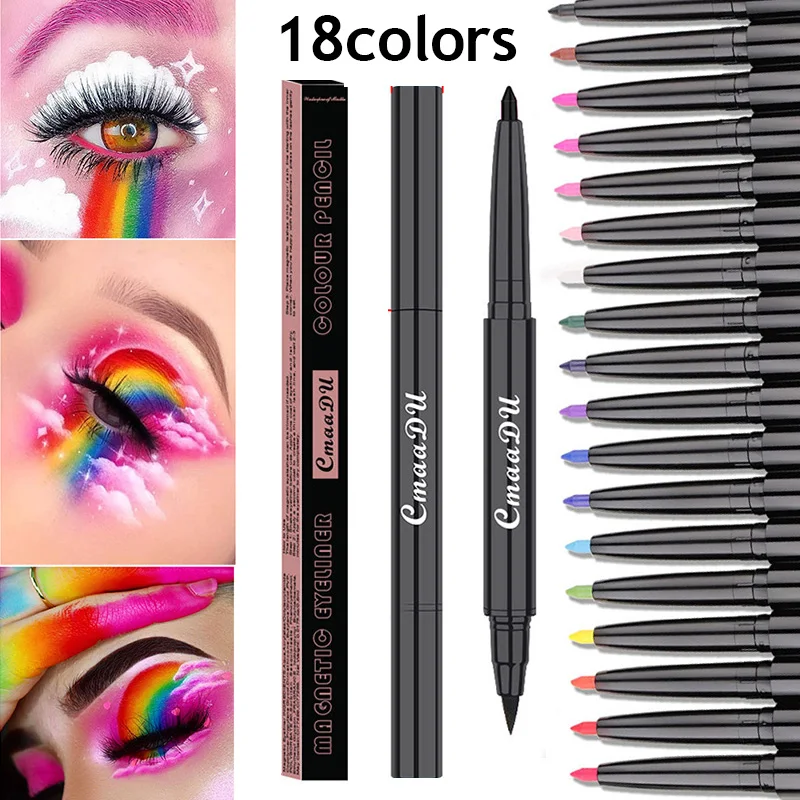 2 In 1 Eye Liner Pen Eyeliner Gel Pen Self-adhesive Eye Makeup Magnetic Liquid Eyelash Eyeliner Waterproof Colorful Cosmetics
2 In 1 Eye Liner Pen Eyeliner Gel Pen Self-adhesive Eye Makeup Magnetic Liquid Eyelash Eyeliner Waterproof Colorful Cosmetics