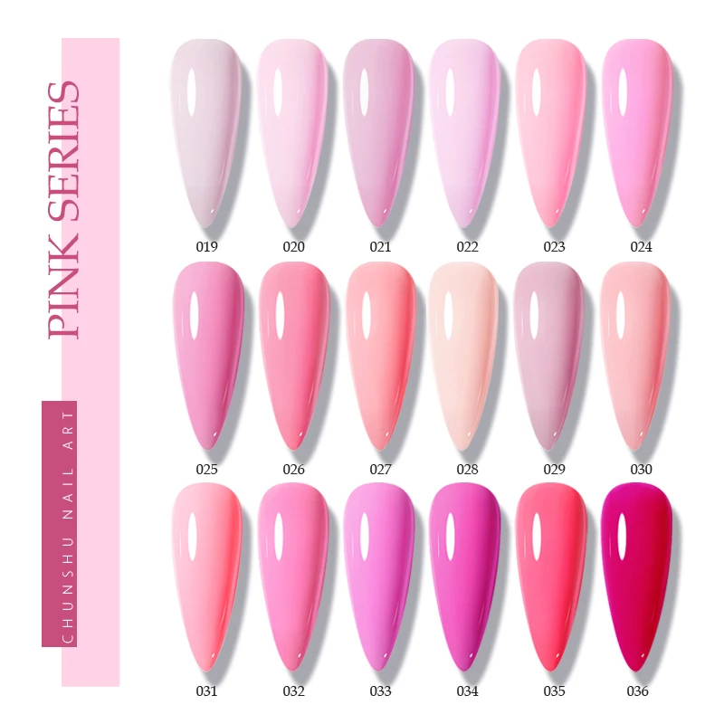 CHUNSHU Pink Colors Nail Gel Polish 10ML UV LED Nail Art Gels For Professional Salon Semi Permanent Varnishes Soak Off Lacquer
CHUNSHU Pink Colors Nail Gel Polish 10ML UV LED Nail Art Gels For Professional Salon Semi Permanent Varnishes Soak Off Lacquer