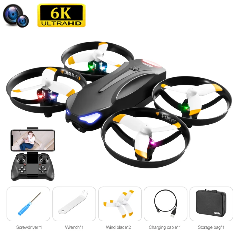 subbt V16 Mini Drone 4k/6K Profesional HD Camera WiFi Fpv Quadcopter Toys Children Adult Altitude Hold Rc Drones Helicopter Gift
subbt V16 Mini Drone 4k/6K Profesional HD Camera WiFi Fpv Quadcopter Toys Children Adult Altitude Hold Rc Drones Helicopter Gift