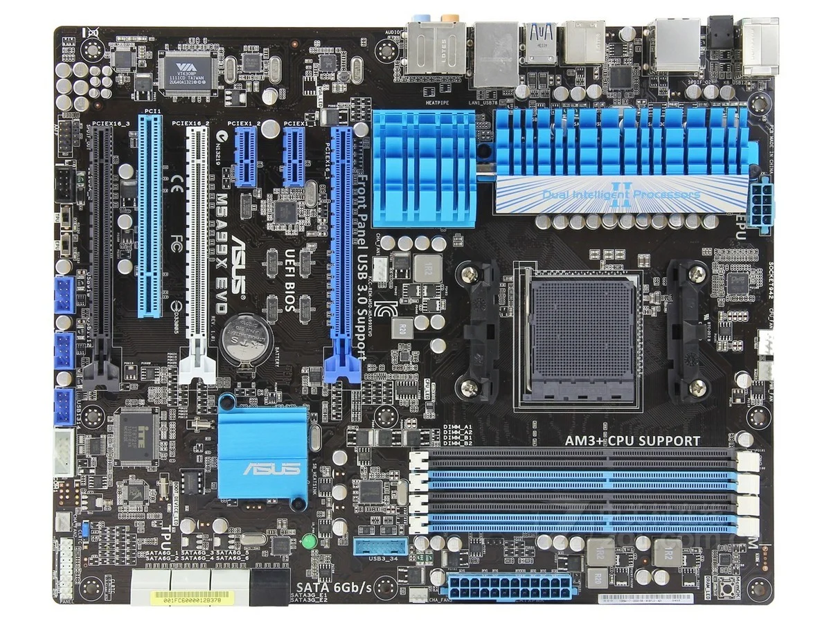 

Placa-mãe m5a99x evo com soquete atx argolas, placa de sistema am3 +, overc, para múltiplos computadores de mesa, usada