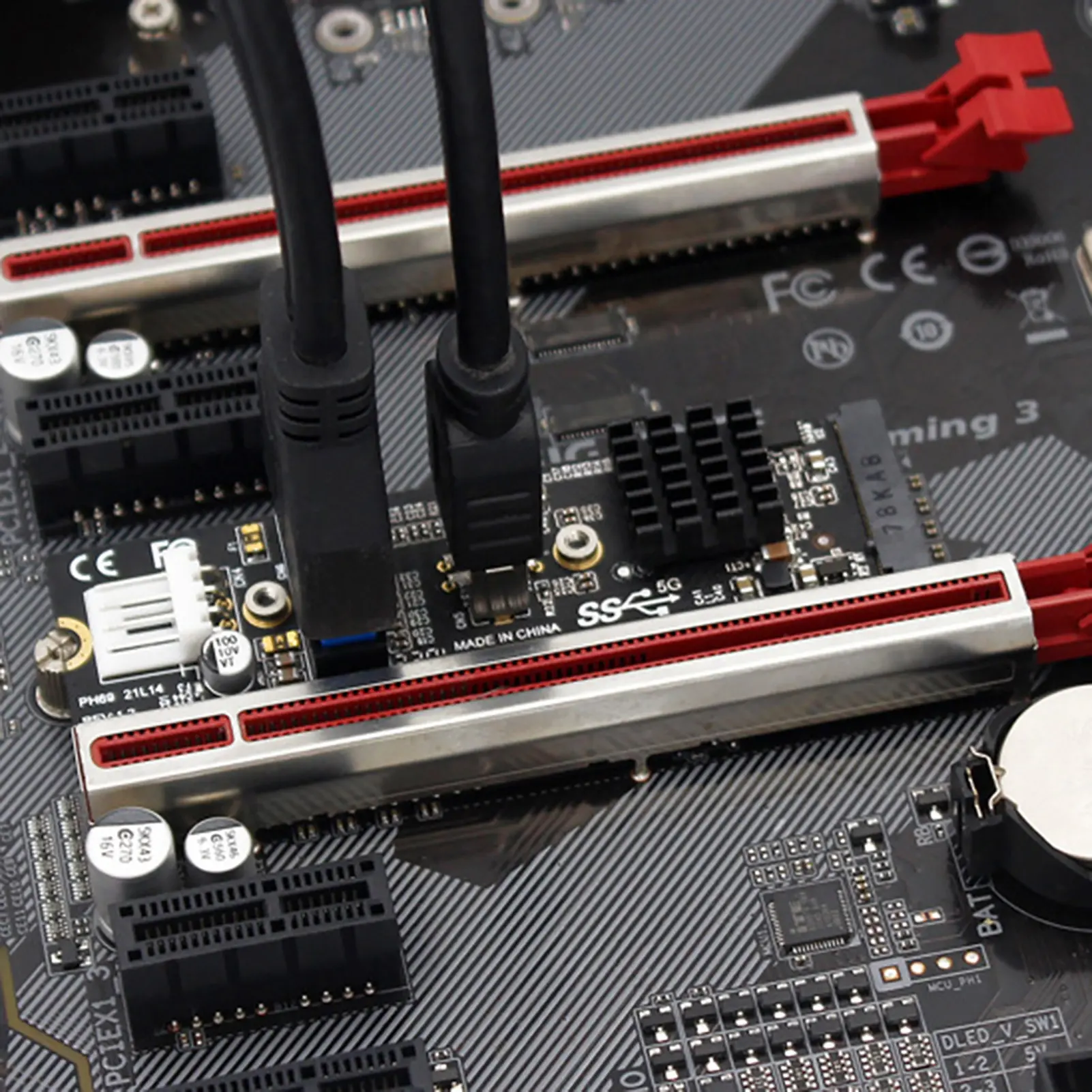 Плата расширения PCI Express, адаптер, карта с сильной защитой от помех, PCI Express, адаптер расширения M.2 MKEY PCI-E
Плата расширения PCI Express, адаптер, карта с сильной защитой от помех, PCI Express, адаптер расширения M.2 MKEY PCI-E