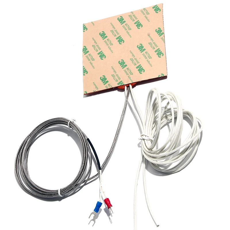 Силиконовая нагревательная Подушка 120 Вт-360 Вт с термопарой K, нагревательный элемент 150x10 0/200/300/мм с 3 м самоклеящимся нагревателем для 3D-принтера
Силиконовая нагревательная Подушка 120 Вт-360 Вт с термопарой K, нагревательный элемент 150x10 0/200/300/мм с 3 м самоклеящимся нагревателем для 3D-принтера