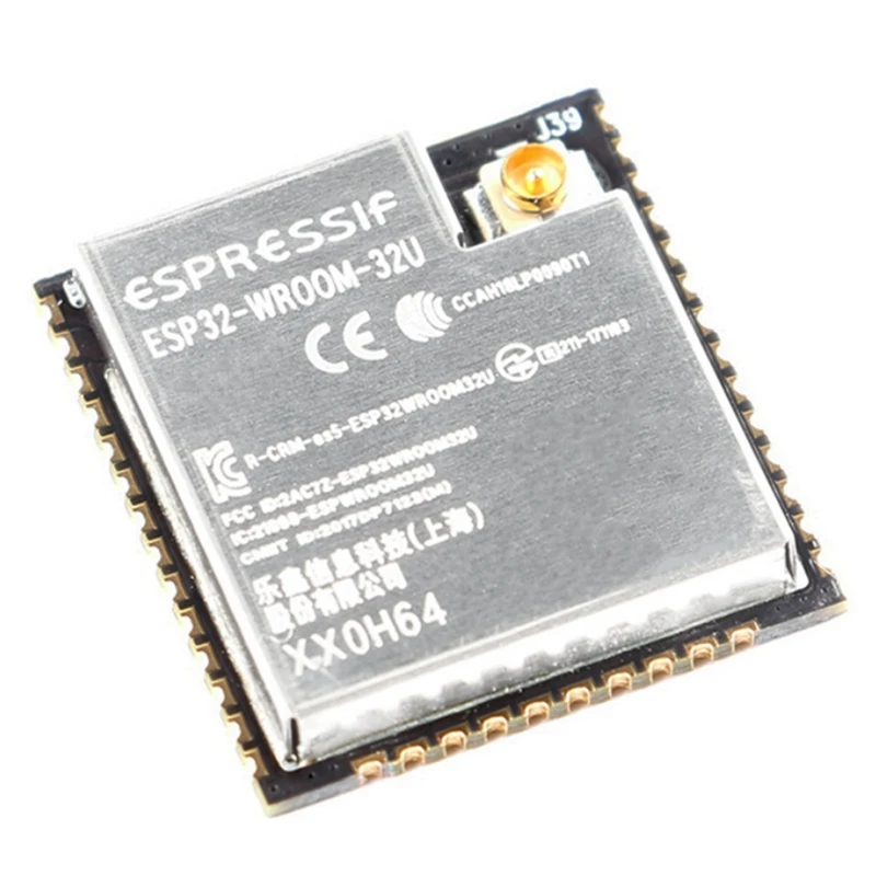 10PCS ESP32-WROOM-32U Wi-Fi+BT+BLE ESP32 Module IPEX Antenna Connector 32Mbits 4MB Flash Memory
10PCS ESP32-WROOM-32U Wi-Fi+BT+BLE ESP32 Module IPEX Antenna Connector 32Mbits 4MB Flash Memory