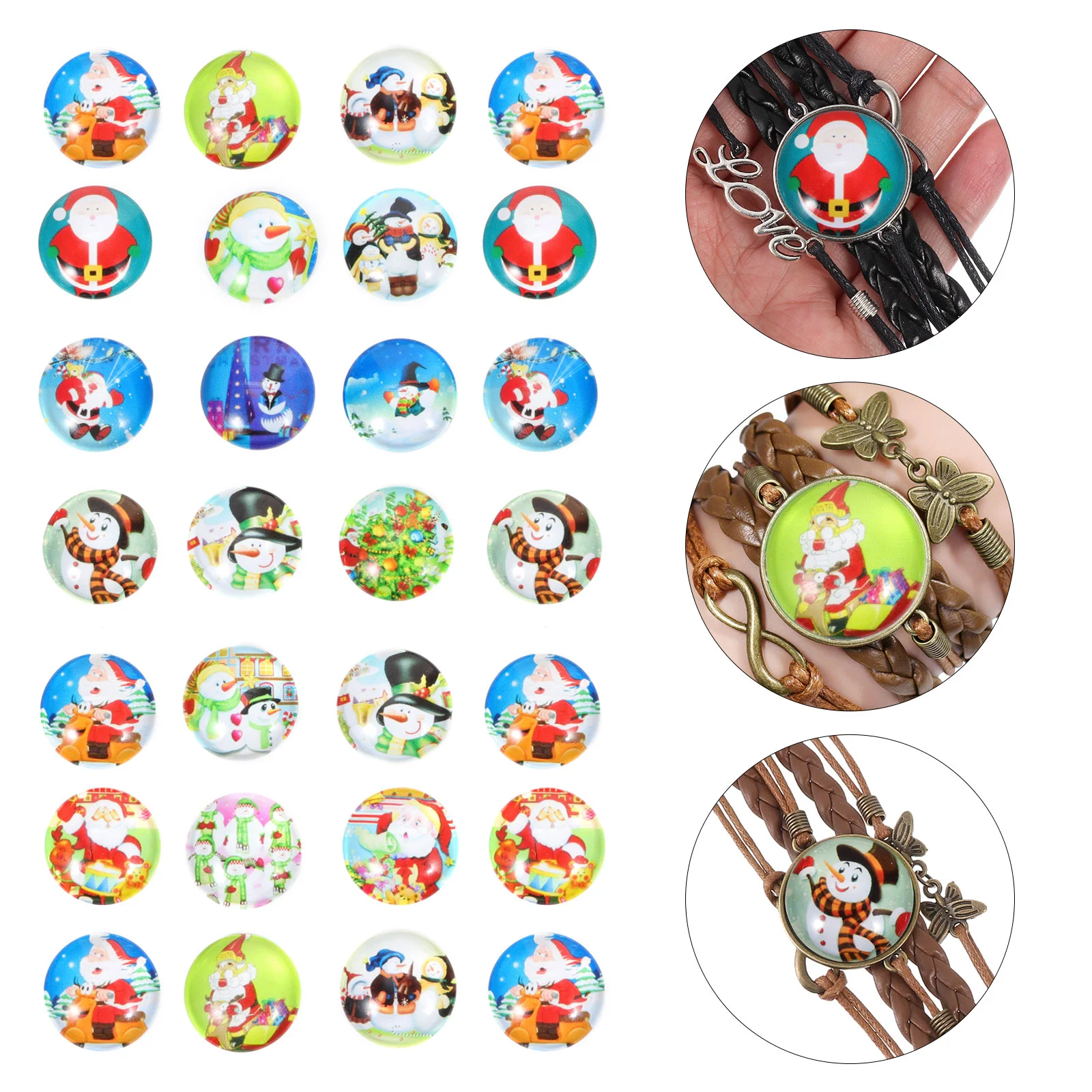 Christmas Time Glass Flat Back Dome Patch Gemstone Sticker Cabochons Round Stickers
Christmas Time Glass Flat Back Dome Patch Gemstone Sticker Cabochons Round Stickers